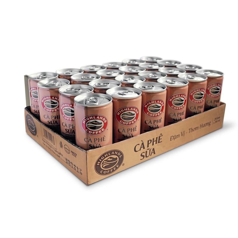 [SenXanh CAFE] Thùng 24 lon cà phê sữa Highland Coffee 185ml | BigBuy360 - bigbuy360.vn