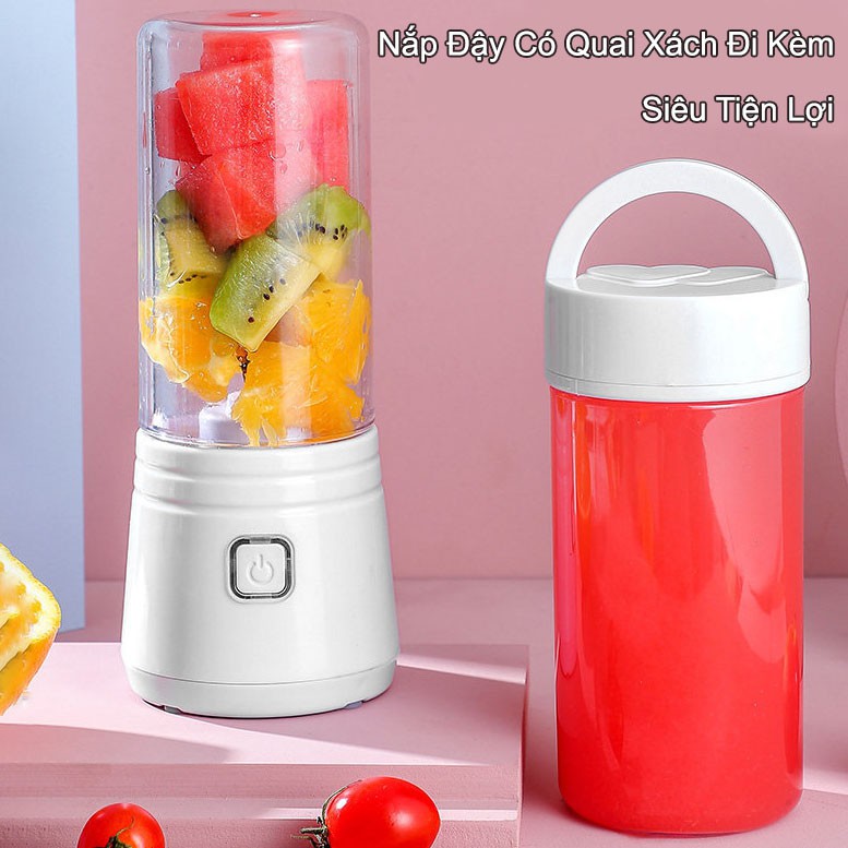 Máy Xay Sinh Tố Cầm Tay Mini 6 Lưỡi Cao Cấp - Máy Xay Sinh Tố Mini Bảo Hành 1 năm