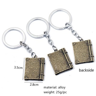 Móc khóa hình quyển sách 3 kiểu lựa chọn