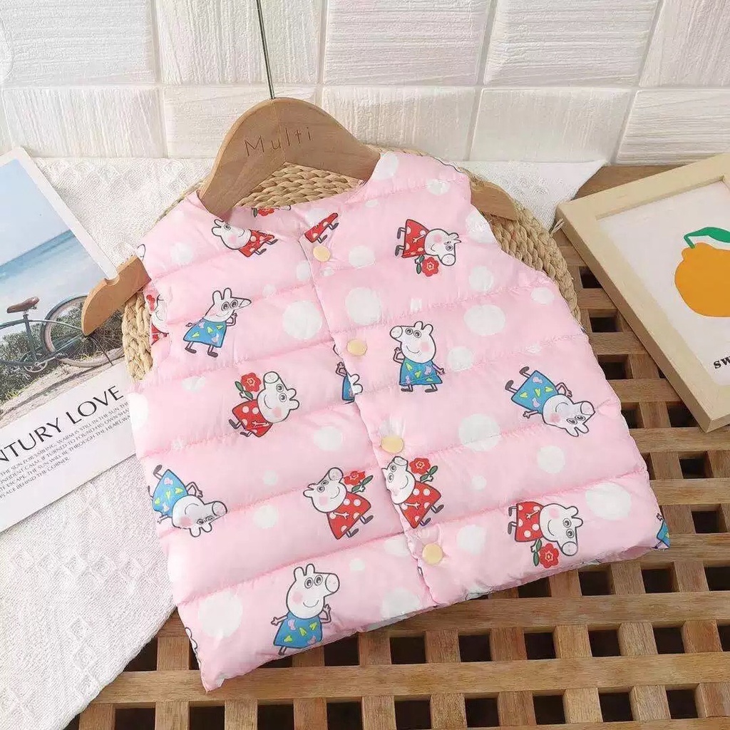 Áo phao gile Quảng châu cho bé trai, bé gái K016