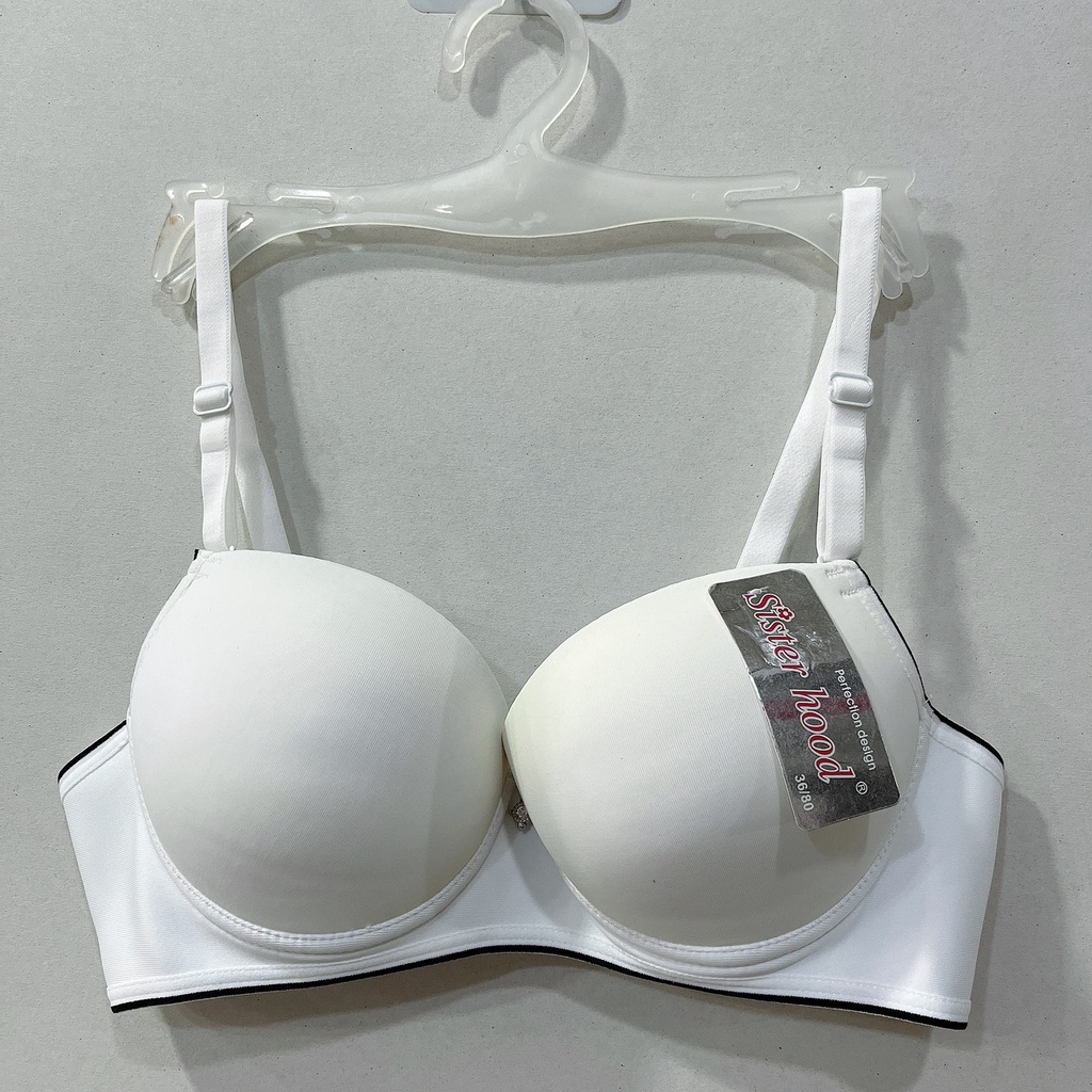 Áo ngực nữ nâng ngực tạo khe SD2280 có gọng cúp xéo mút dày mềm mịn mặc áo dài size 32-34-36