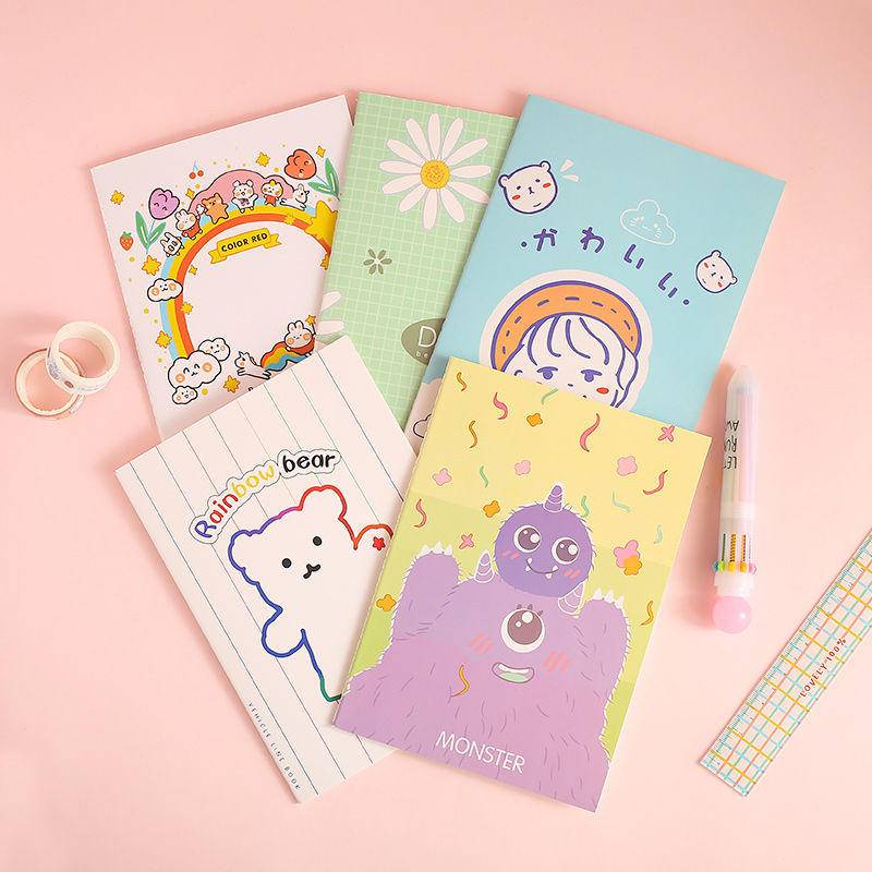⭐ iLado ⭐  sổ tay tài khoản tay A5 sáng tạo dễ thương vở kẻ ngang sổ ghi chép notebook sổ tay ghi chép vở lò xo kẻ ngang sổ lò xo kẻ ngang marker học văn phòng phẩm sổ ghi chú sticker sổ ghi chú mini sổ ghi chép tập vở