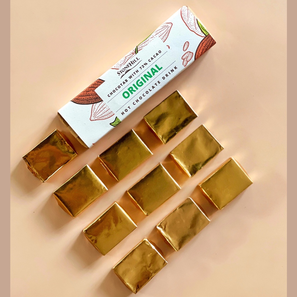 Viên Socola Nóng Truyền Thống Stone Hill Cocoa Products 150g