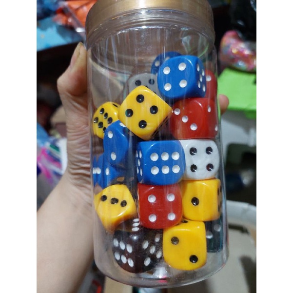 xúc xắc chơi cá ngựa trò choi 1vien 2cm