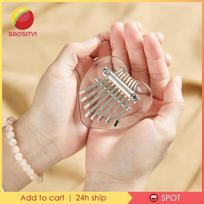 Set 8 phím đàn + ốc vít và thanh gắn mini cho đàn kalimba DIY