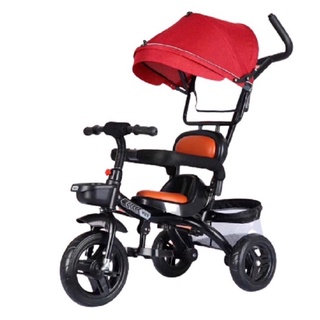 Xe đạp và đẩy 3 bánh đa năng có mái che và giỏ đựng đồ cho bé yêu