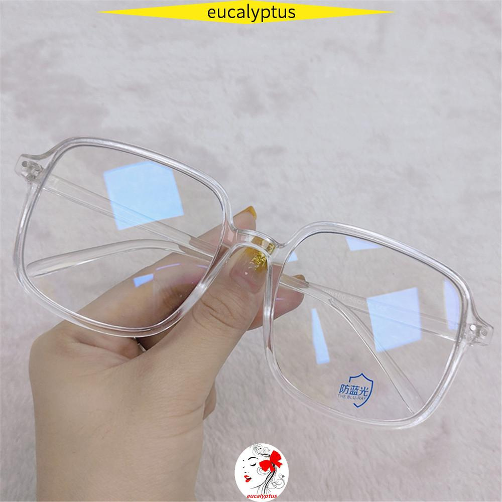 Mắt Kính Gọng Vuông Trong Suốt Độ Phân Giải Cao Hd1.0~-4.0 Nhiều Màu Sắc Chọn Lựa