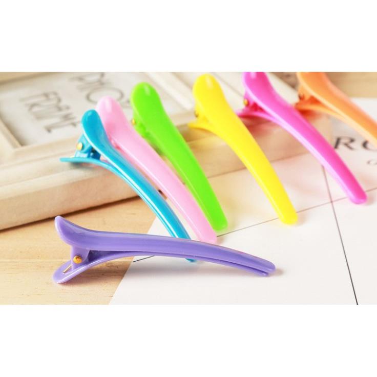 Ghim Kẹp Tóc Nhiều Màu Làm Bằng Nhựa Cao Cấp Tiện Dụng Dài 7,5 Cm, Nhỏ Gọn Dễ Tiện Dụng