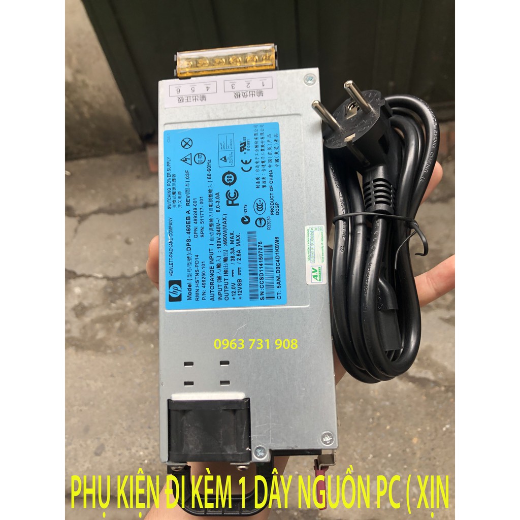 BỘ NGUỒN HP 12V 38,3A 460W LOẠI TỐT HÀNG CAO CẤP