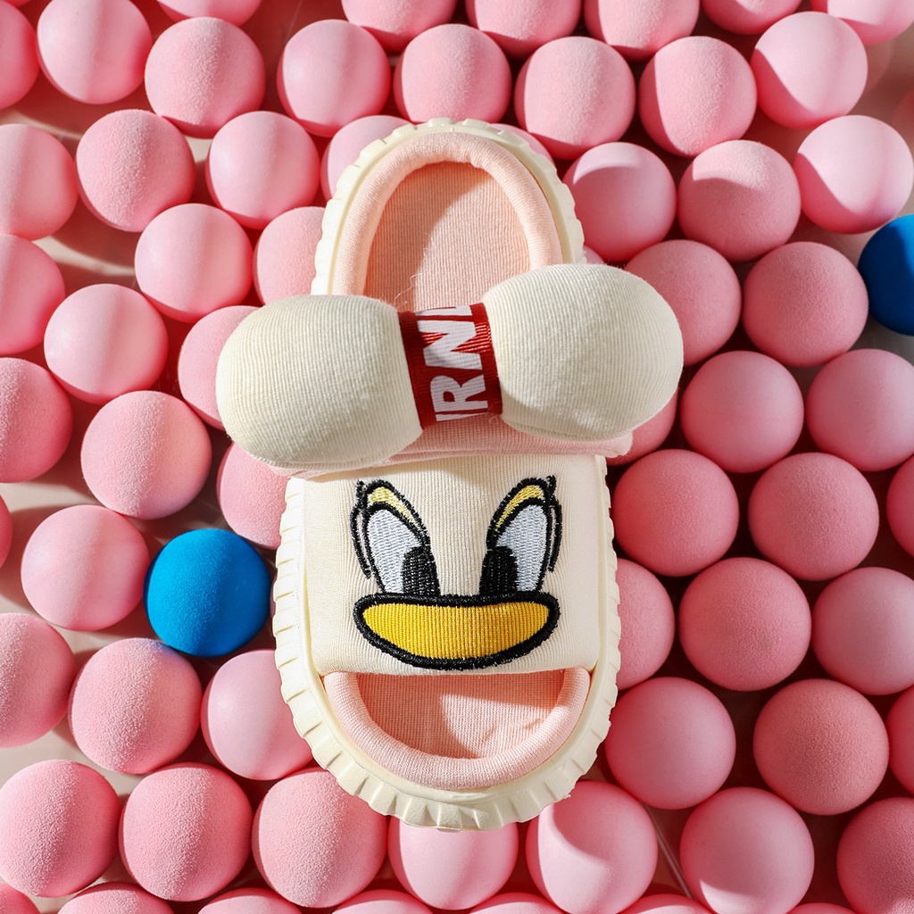 Dép mang trong nhà CHEERFUL MARIO bằng EVA đáy dày chống trượt họa tiết hoạt hình thời trang bốn mùa cho bé trai