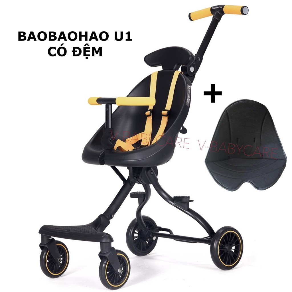 Xe đẩy đi bộ cao cấp tay đẩy 2 chiều Baobaohao Only U1