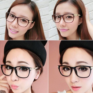 Gọng kính cận bằng kim loại màu nâu/đen/đỏ thời trang