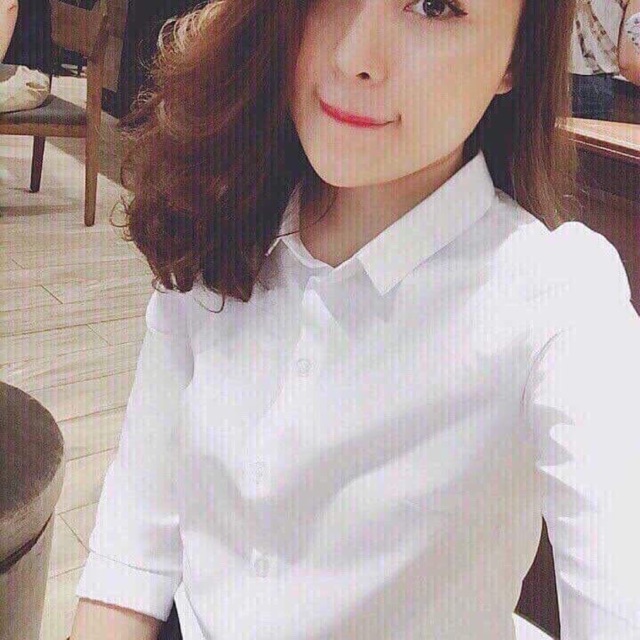 Áo sơ mi kiểu trắng body chất lụa cao cấp kt | BigBuy360 - bigbuy360.vn