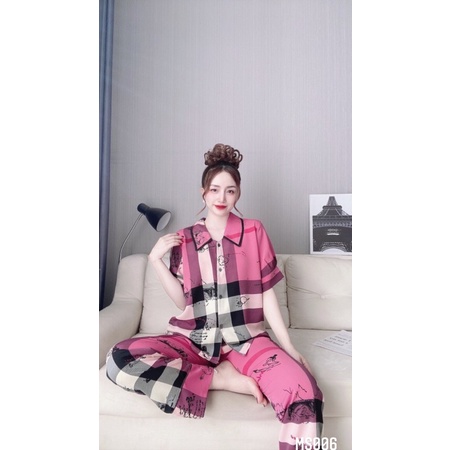 Bộ đồ pijama cao cấp,đồ bộ mặc ở nhà,bộ đồ tay phồng vải Mango , đồ ngù đẹp | BigBuy360 - bigbuy360.vn