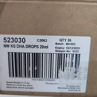 -DHA dạng nhỏ giọt Nature’s way Kids smart drop 20ml