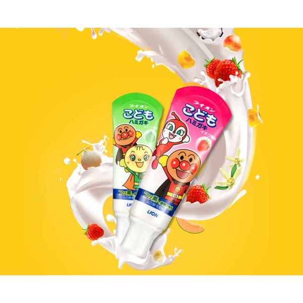 Kem Đánh Răng Lion Nhật Bản Cho Bé 40g đủ vị