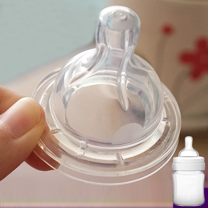 Núm ti giả thay thế bằng Silicone chống đầy hơi cho bé