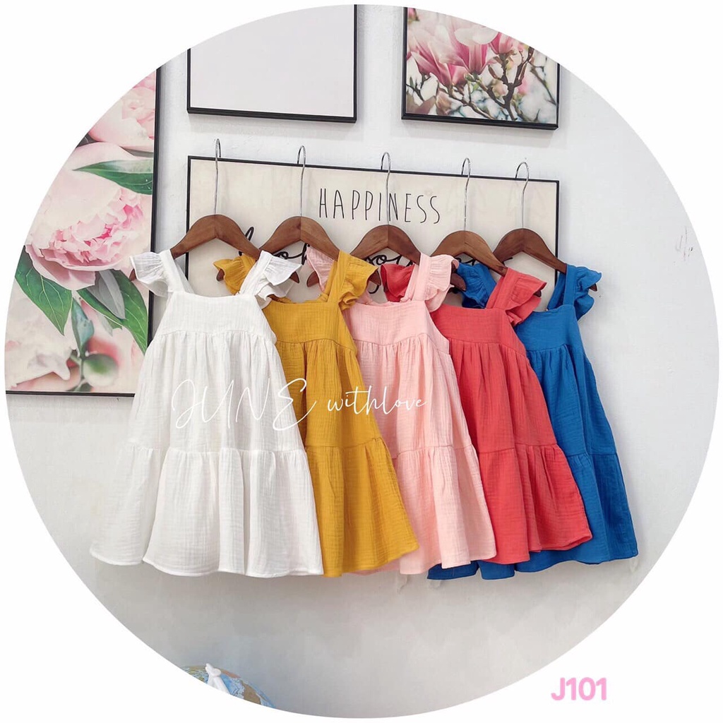 Đầm dây siêu xinh cho bé