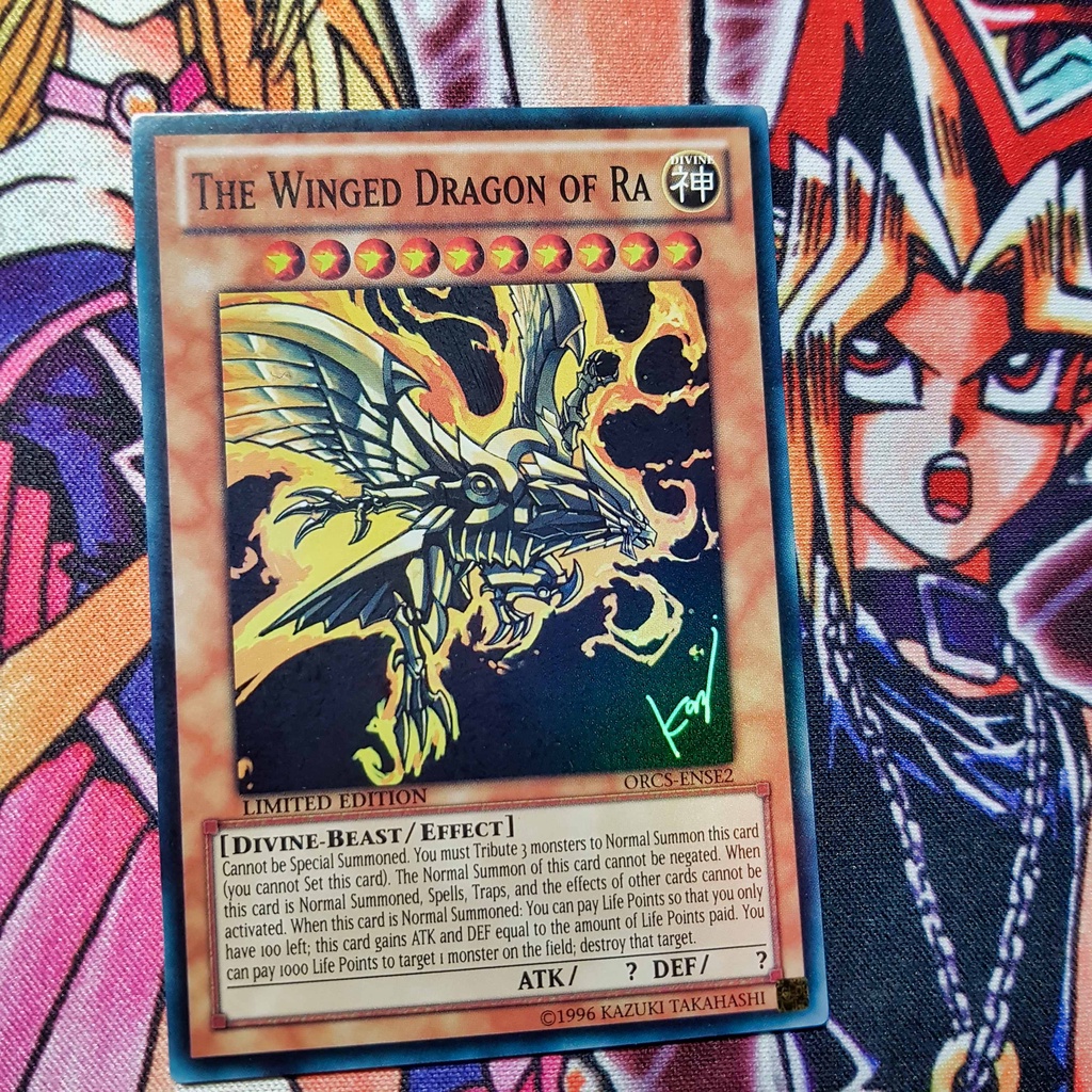 Thẻ bài Yugioh | The Winged Dragon of RA | ORCS Super Rare.