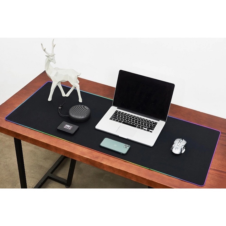 Lót chuột 25x30cm và 80x30cm dày 4mm tích hợp Led RGB FGD-02