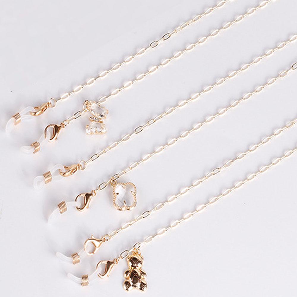 Dây Đeo Kính Chống Trượt Thời Trang VANES1|Gấu Bông Họa Tiết Bướm Xinh Xắn Chất Lượng|Dây Đeo Cổ Bohemia Bằng Kim Loại Nhiều Màu Sắc