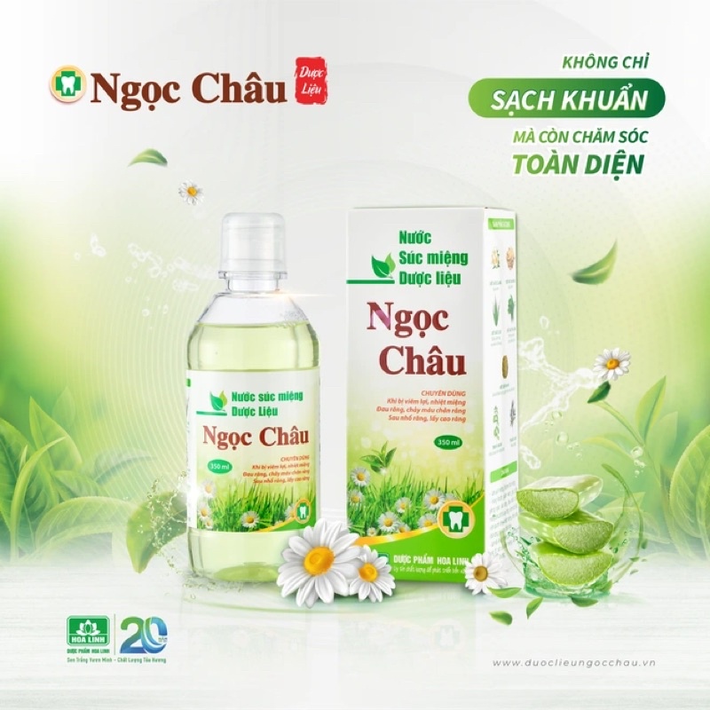 Nước Súc Miệng Ngọc Châu - Ngăn ngừa hôi miệng, nhiệt miệng