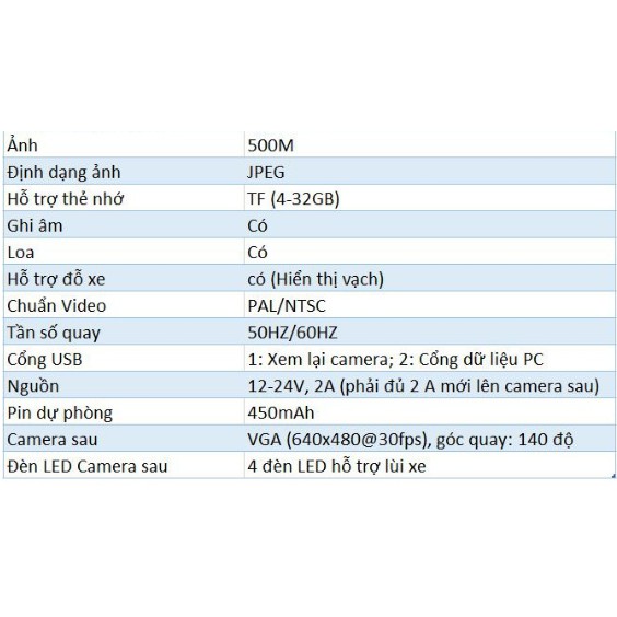 CAMERA HÀNH TRÌNH GƯƠNG TÍCH HỢP CAMERA LÙI 3 TRONG 1 | BigBuy360 - bigbuy360.vn