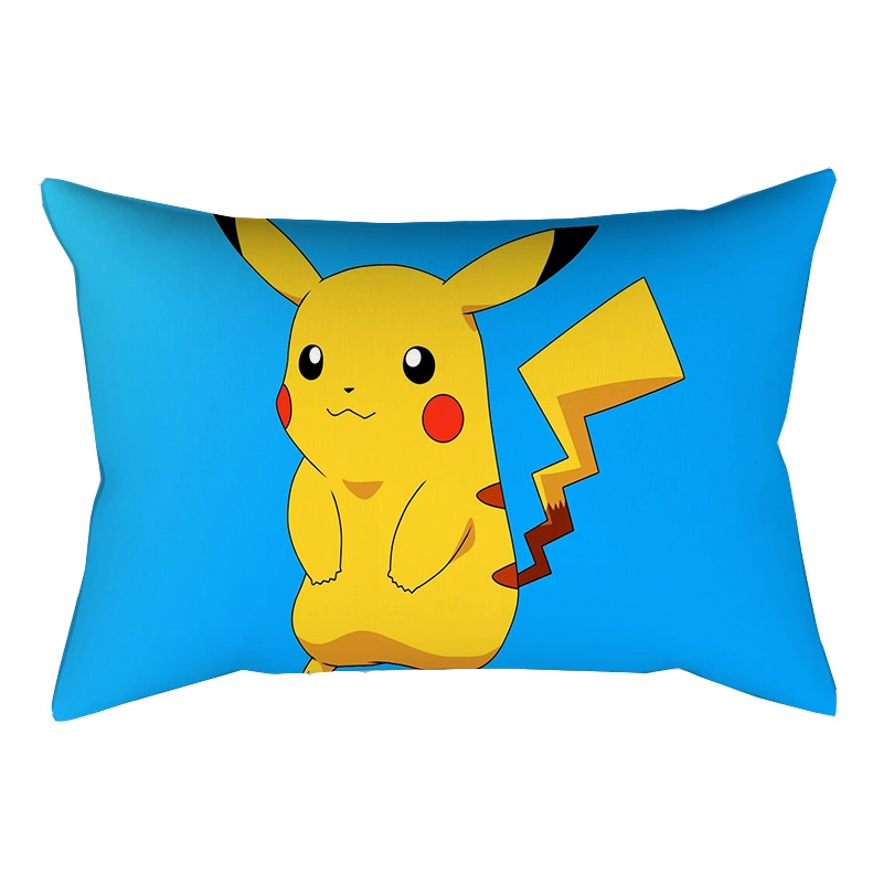 Vỏ bọc gối in hình Pikachu dễ thương 30x50cm