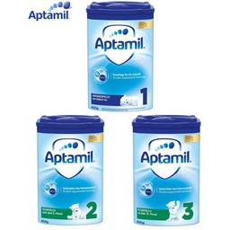 Sữa Aptamil nội địa Đức Pronutra đủ số 1,2,3 800g mẫu mới nhất