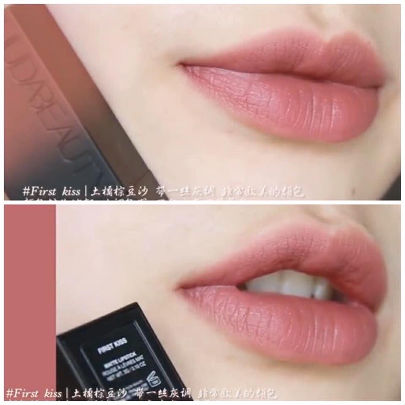 [CÓ SẴN]💟 Son lì Huda Beauty Power Bullet Matte Lipstick màu First Kiss