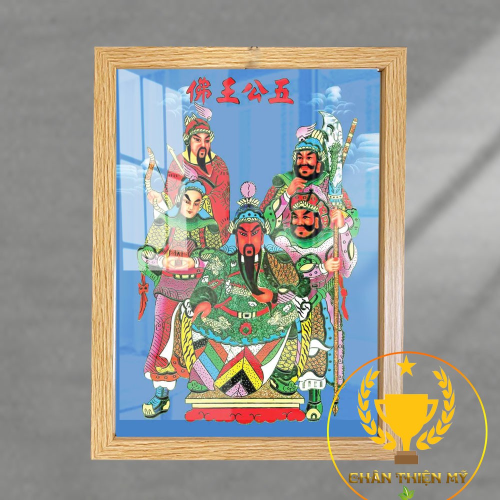 Khung Vân Gỗ Ngũ Công - Tam Công - Quan Bình - Quan Thánh