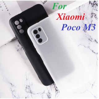 Ốp lưng Xiaomi Poco M3 - Ốp lưng dẻo chất liệu cao cấp chống bám vân tay