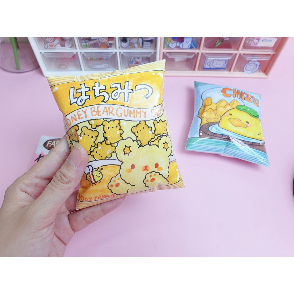 SQUISHY BẰNG GIẤY| đồ chơi HANDMADE| Squishy giấy hình đồ ăn siêu đáng yêu