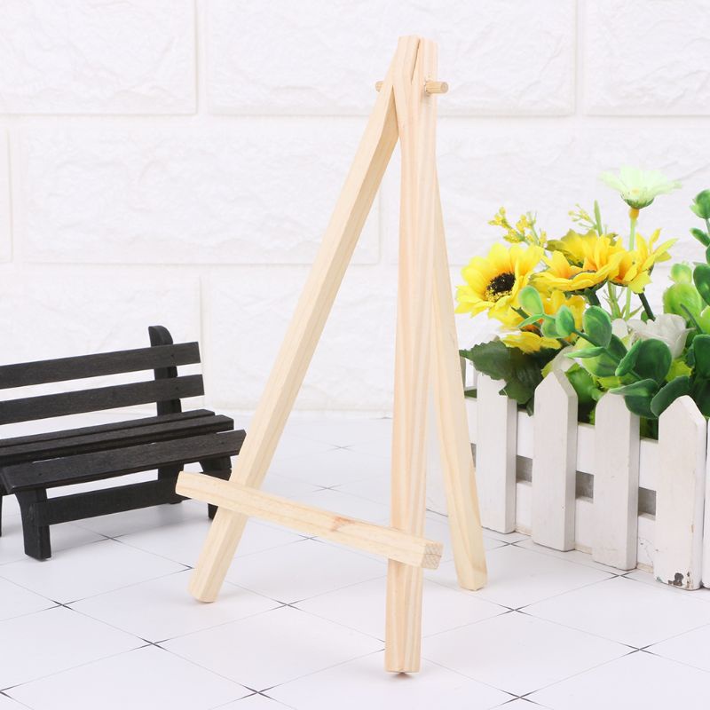 Giá đỡ bảng tên/ thẻ tên bằng gỗ tự nhiên mini dùng trang trí bàn tiệc cưới