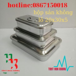 Khay đựng dụng cụ y tế kèm nắp, hộp đựng dụng cụ y tế inox chất lượng cao