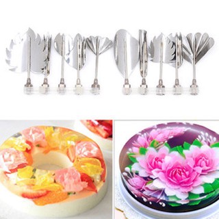 [NowShip]-Bộ dụng cụ làm thạch rau câu 3D 10 món+ Kèm ống bơm