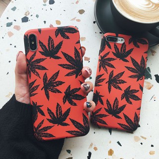 [ FREESHIP TỪ 50K TOÀN QUỐC ] Ốp lưng Iphone lá phong đỏ