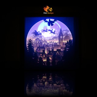 Đèn giấy nghệ thuật - Đèn Noel