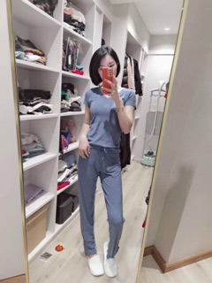 Bộ Mặc Nhà Nữ Basic Cotton Modal