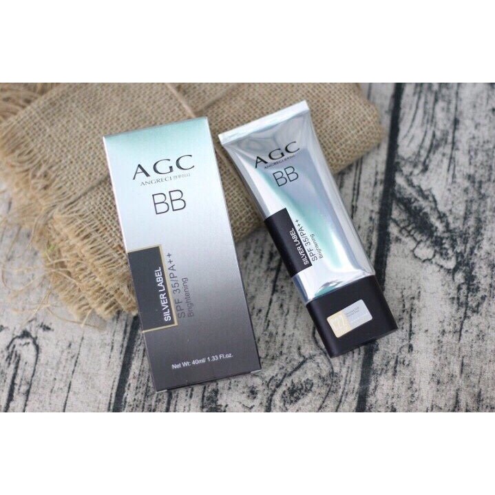 Kem Nền Che Khuyết Điểm Kiềm Dầu Dưỡng Ẩm AGC BB Silver Label SPF35/PA++ #509-] | BigBuy360 - bigbuy360.vn