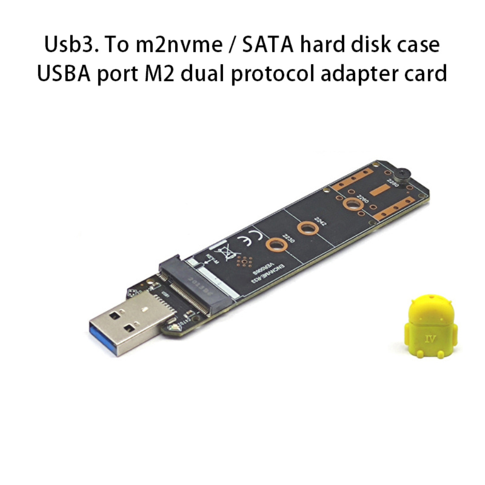 Hộp Đựng Ổ Cứng Chuyển Đổi Usb3.1 Sang Nvme Sata Dual Protocol M.2 Ngff Protocol Sang A Port Ruiyu Rtl9210B (Reeu) | BigBuy360 - bigbuy360.vn