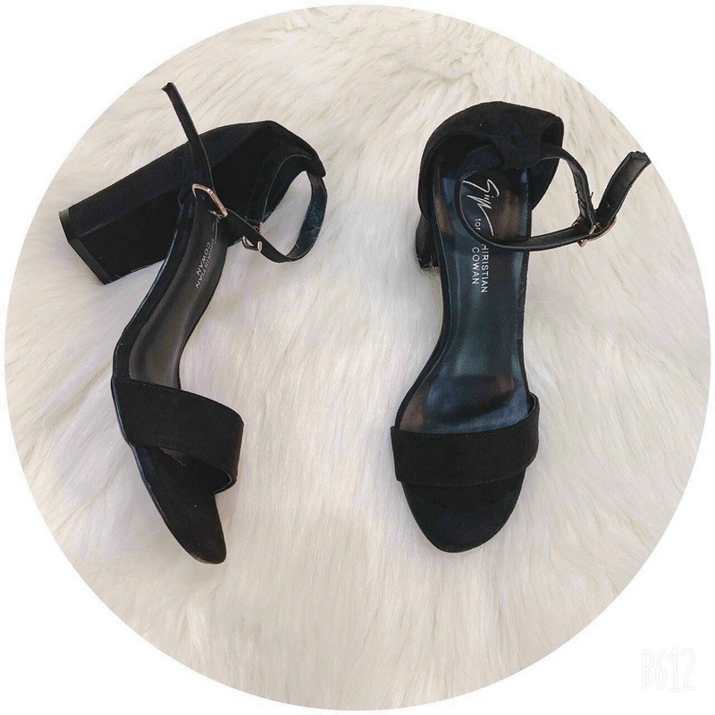 Sandal nỉ bít gót 7cm VNXK