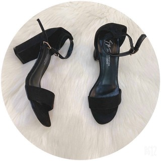Sandal nỉ bít gót 7cm vnxk