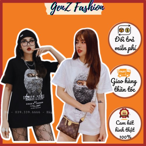 ⭕️ [CÓ HÌNH/VIDEO THẬT - HÀNG CAO CẤP] Áo Phông In Hình Mặt Nạ_Mã 005_GenZ Fashion
