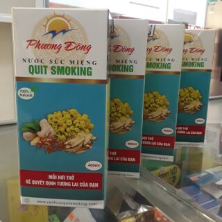 SÚC MIỆNG CAI THUỐC LÁ QUIT SMOKING