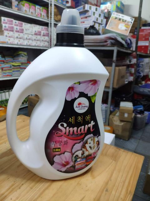 Nước sữa giặt xả cao cấp Smart 3600ml
