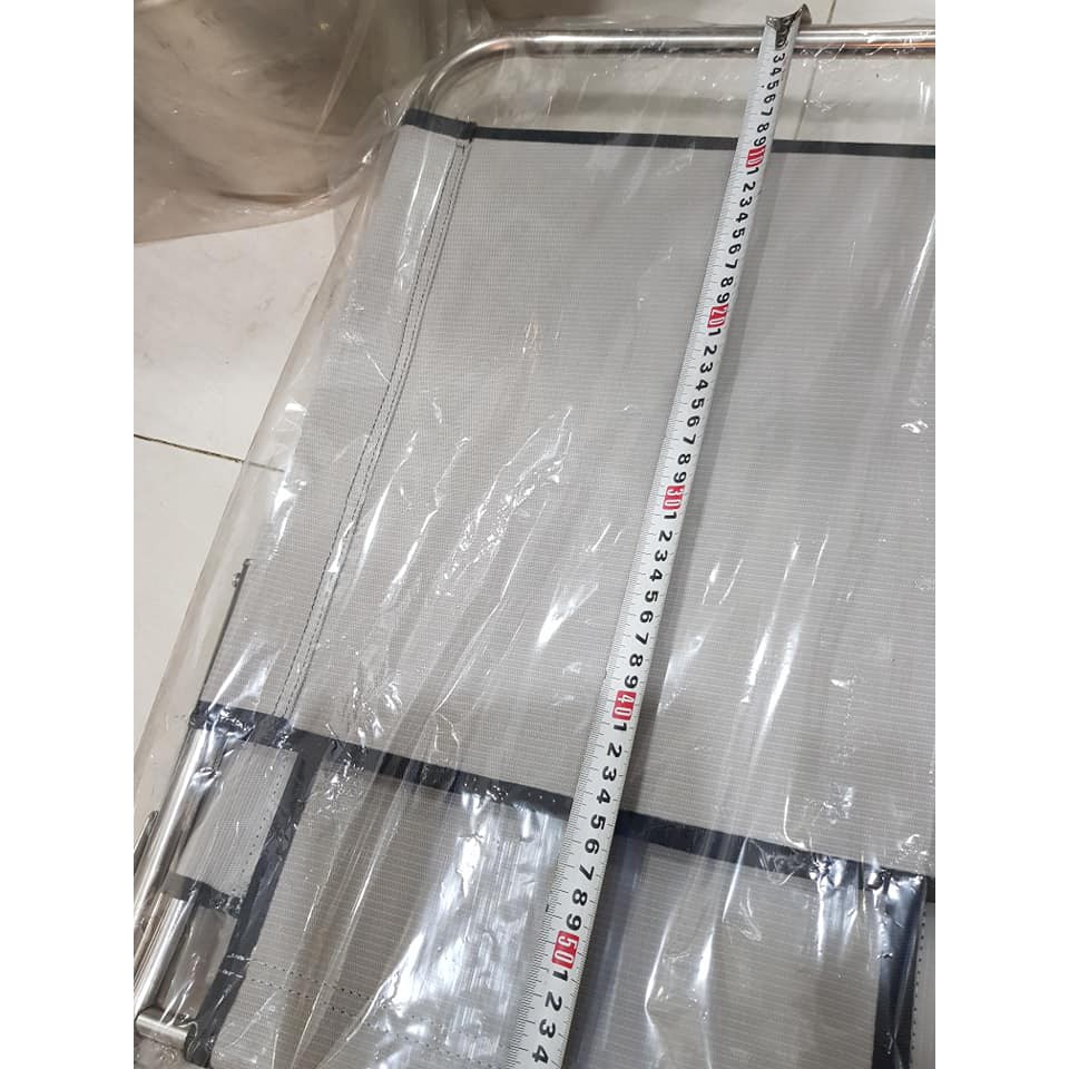 Ghế xếp tựa lưng inox mini Lưng cao-ghế xếp inox lưng cao-ghế câu cá inox lưng cao