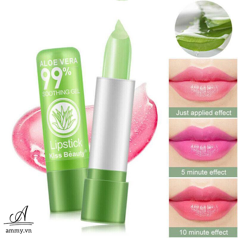 Son dưỡng môi lô hội Aloe Vera chống nứt lẻ và dưỡng hồng môi