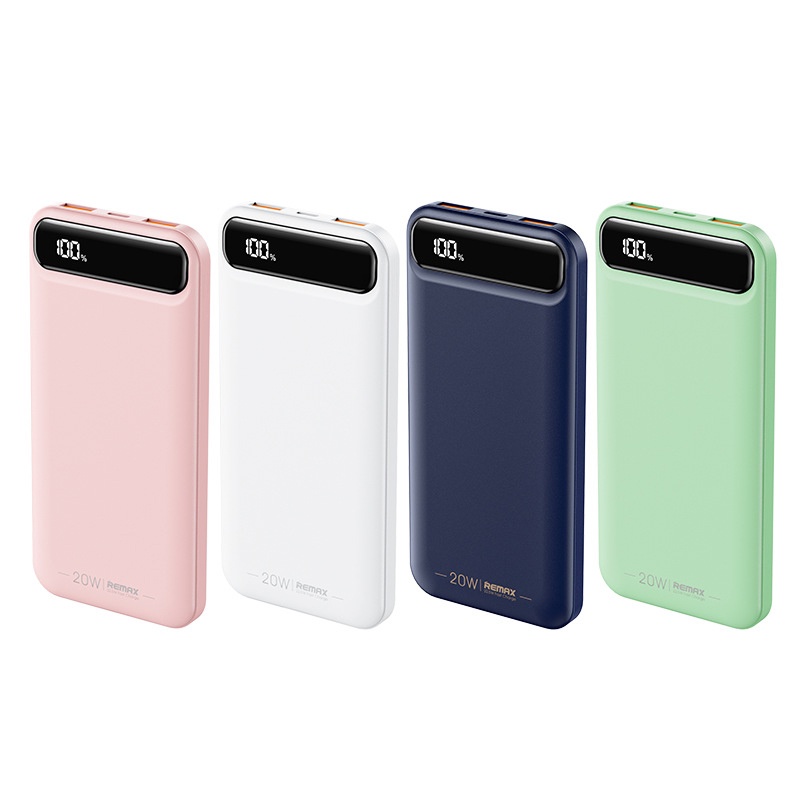 Pin dự phòng sạc nhanh Remax RPP-520 dung lượng 10000mAh QC 22.5W và PD 20W - tích hợp 2 input 3 output
