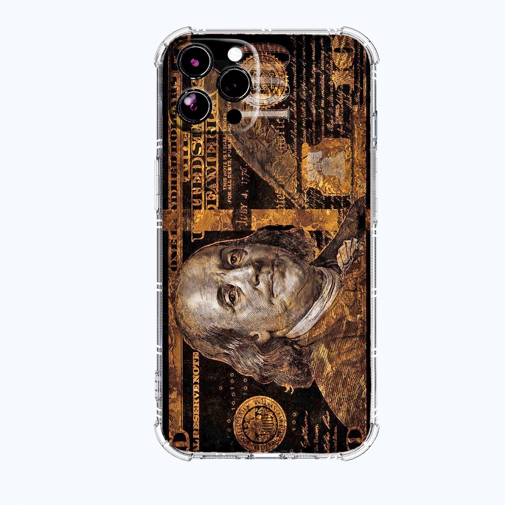 Ốp lưng iphone trong chống sốc tờ đô la bảo vệ camera cho iphone 14 13 pro max 11 12 pro max mini x r s max 6 s 7 8 plus